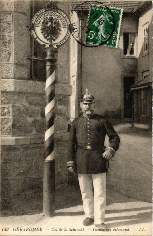 Carte postale ancienne Gerardmer - Col de La Schlucht à Gérardmer