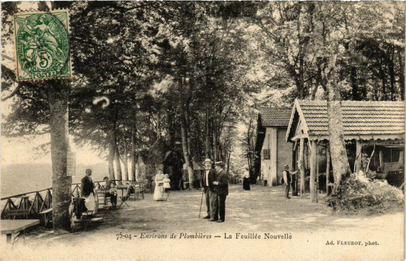 Carte postale ancienne Environs de Plombieres - La Feuillee Nouvelle