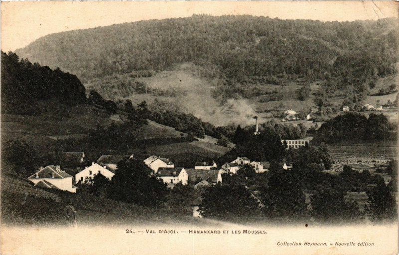 Carte postale ancienne Val-d'Ajol - Hamanxard et les Mousses