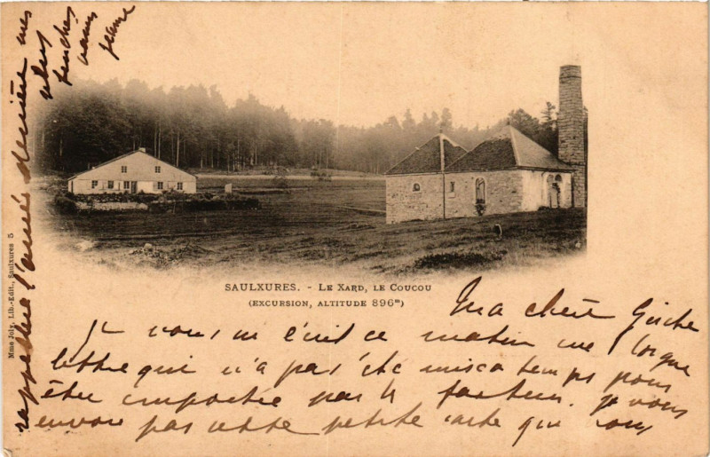 Carte postale ancienne Saulxures - Le Xard