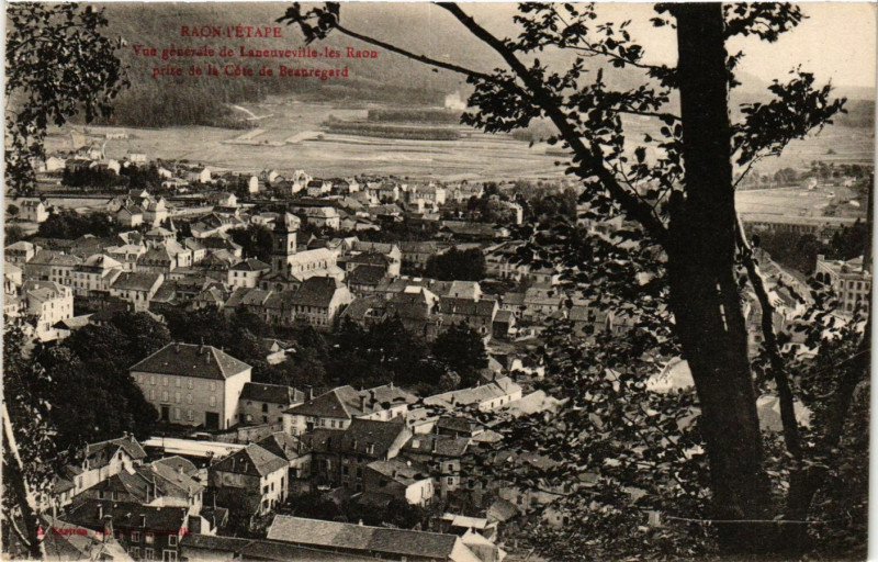 Carte postale ancienne Raon-l'Etape - Vue générale à Raon-l'Étape