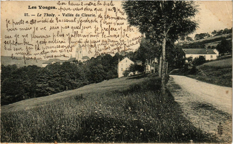 Carte postale ancienne Les Vosges - Le Tholy au Tholy