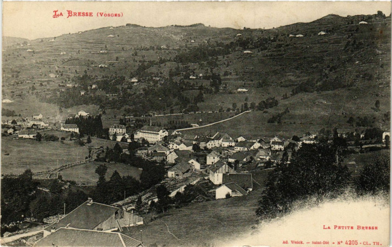 Carte postale ancienne La Bresse - La Petite Bresse à La Bresse