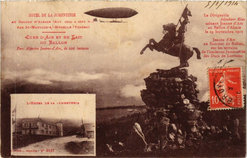 Carte postale ancienne Hotel de La Jumenterie