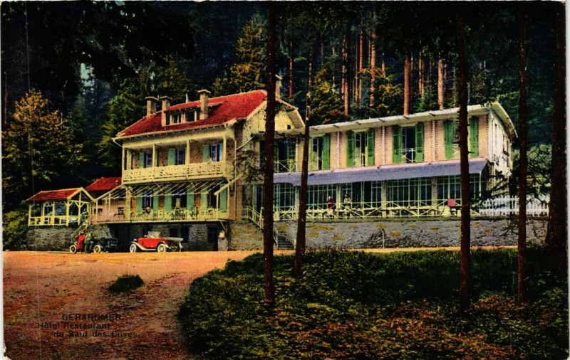 Carte postale ancienne Gerardmer - Hotel Restaurant à Gérardmer