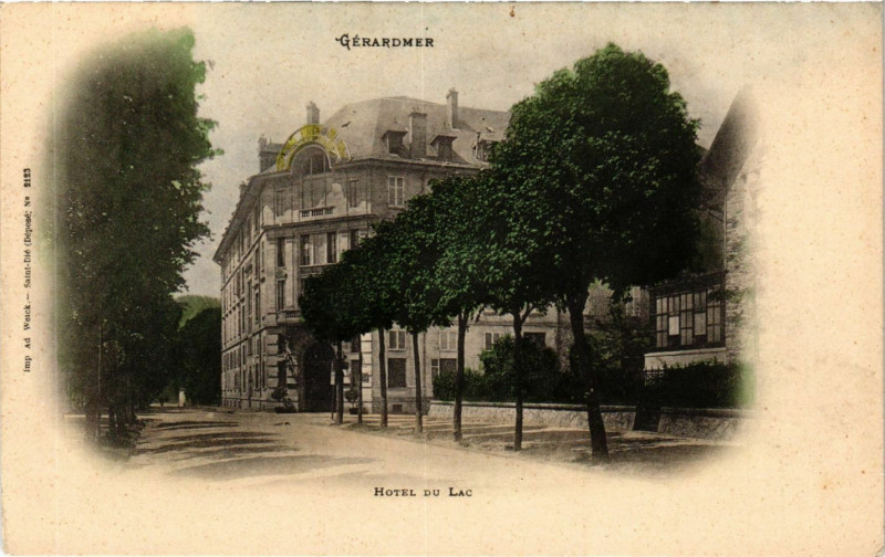 Carte postale ancienne Gerardmer - Hotel du Lac à Gérardmer