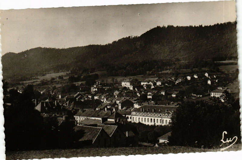 Carte postale ancienne Senones - Vue générale à Senones