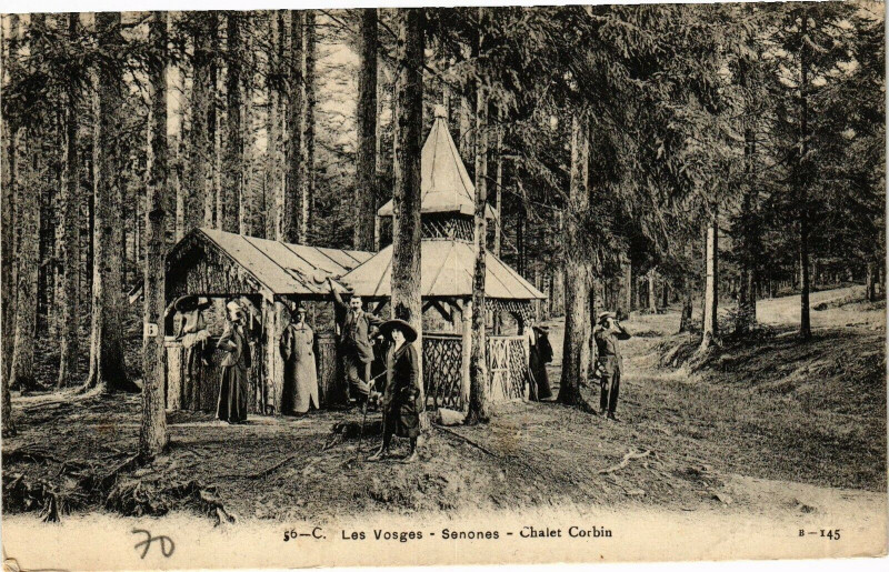 Carte postale ancienne Senones - Chalet Corbin à Senones