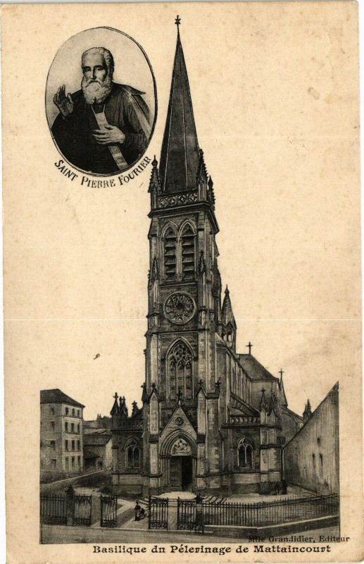Carte postale ancienne Saint-Pierre Fourier-Basilique du Pélerinage de Mattaincourt à Mattaincourt
