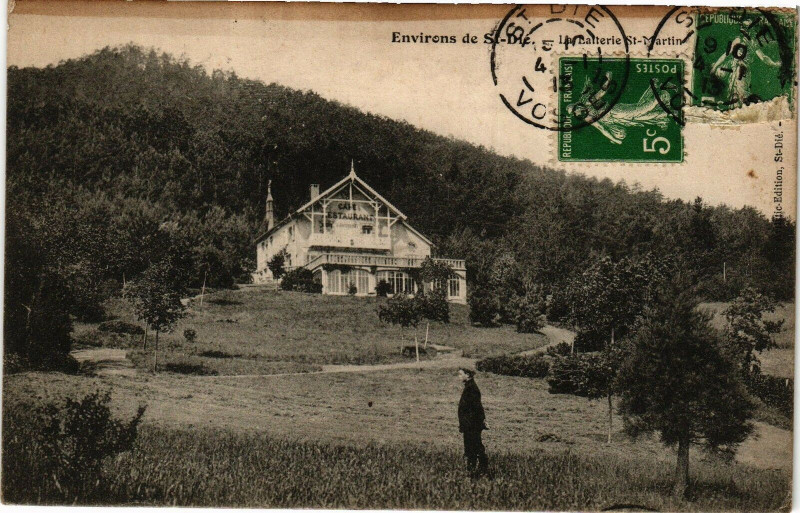 Carte postale ancienne Saint-Die-La Laiterie Saint-Martin