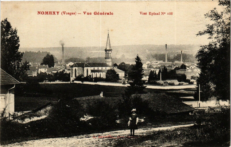 Carte postale ancienne Nomexy - Vue générale à Nomexy