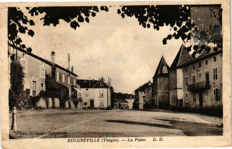 Carte postale ancienne Bulgneville - La Place à Bulgnéville