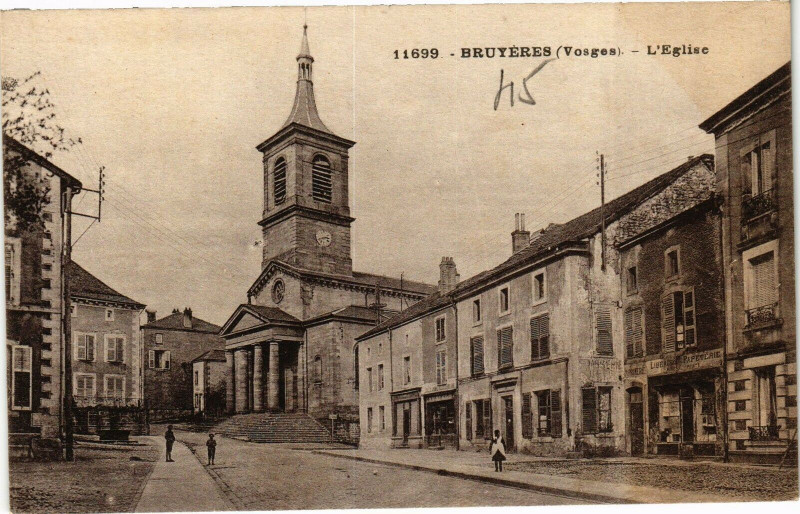 Carte postale ancienne Bruyeres-L'Eglise à Bruyères