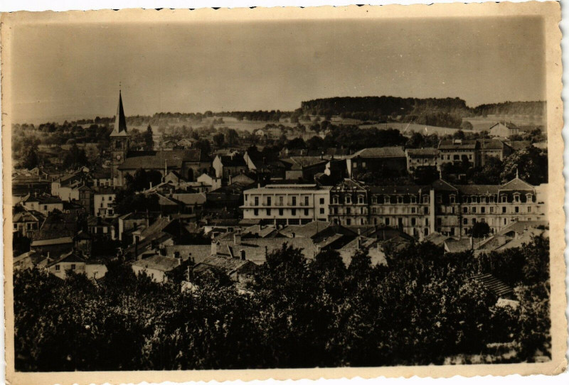 Carte postale ancienne Bains-les-Bains - Vue générale
