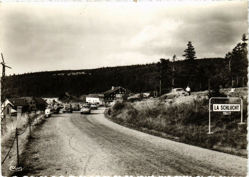 Carte postale ancienne La Schlucht - Le Col