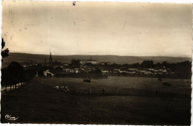 Carte postale ancienne Mattaincourt - Vue Générale à Mattaincourt