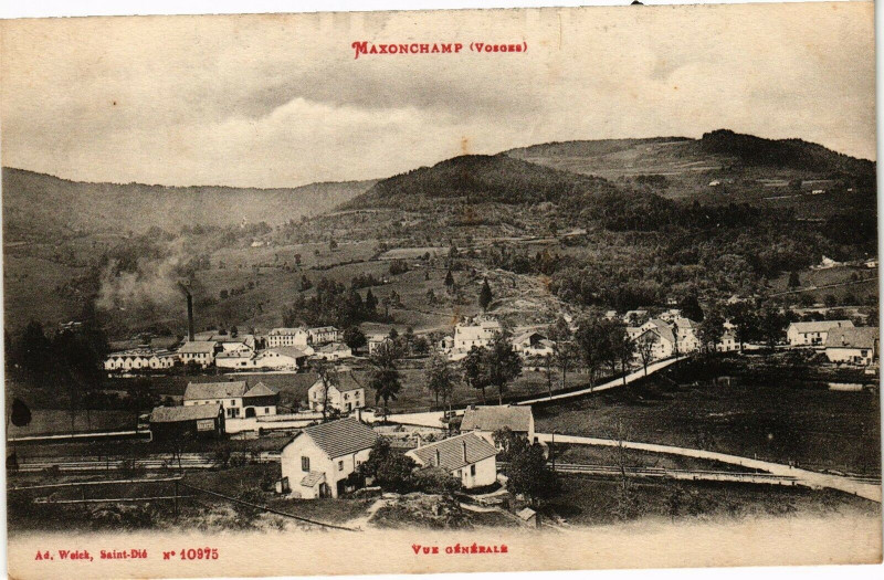 Carte postale ancienne Maxonchamp - Vue générale