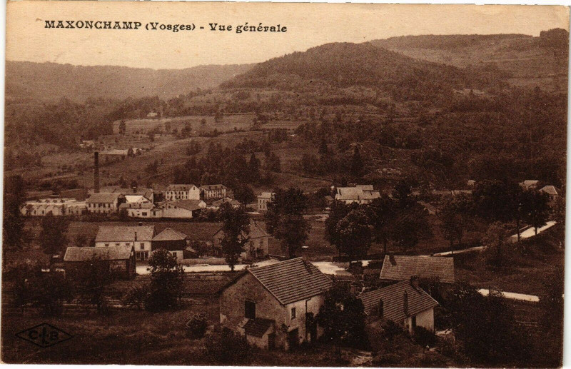 Carte postale ancienne Maxonchamp - Vue générale