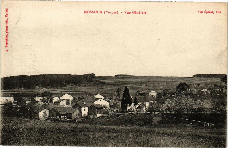 Carte postale ancienne Mossoux - Vue Générale