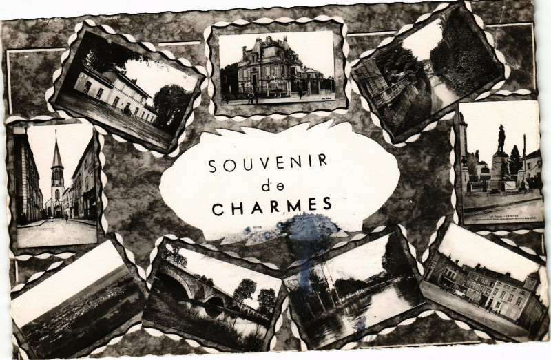 Carte postale ancienne Souvenir de Charmes à Charmes