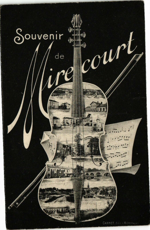 Carte postale ancienne Souvenir de Mirecourt à Mirecourt