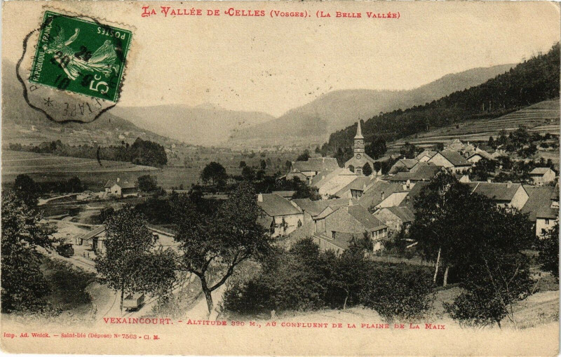 Carte postale ancienne Vallée de Celles - (La Belle Vallée) Vexaincourt - ... à Vexaincourt