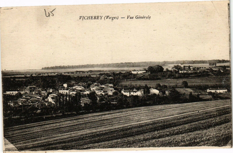 Carte postale ancienne Vicherey - Vue Générale à Vicherey