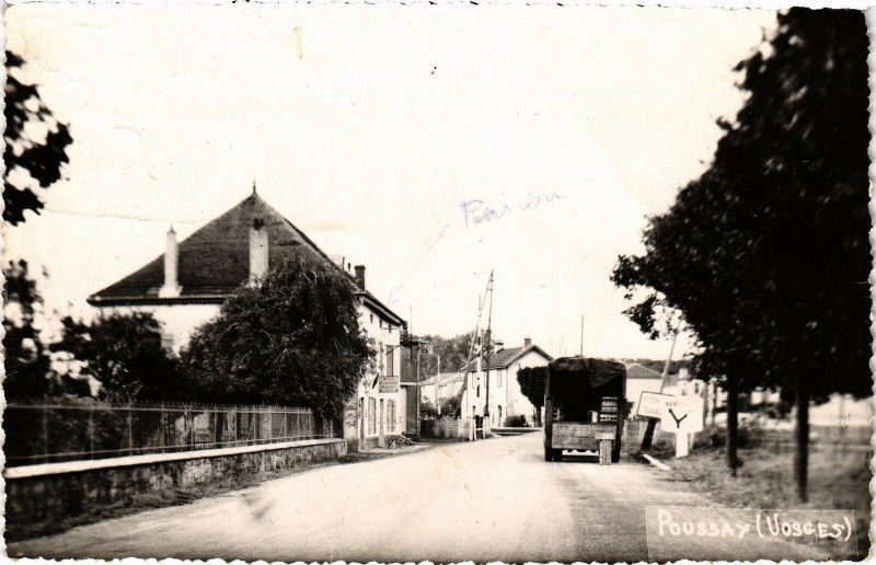 Carte postale ancienne Vosges-Poussay à Poussay