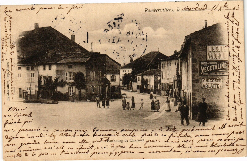 Carte postale ancienne Rambervillers à Rambervillers