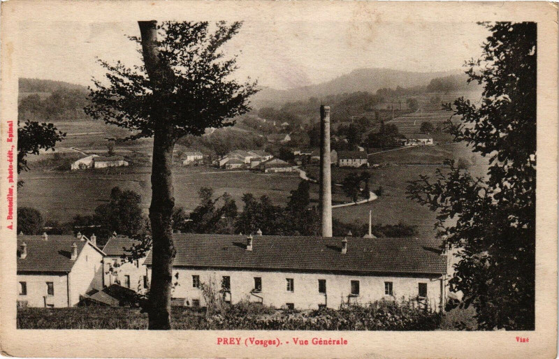 Carte postale ancienne Prey-Vue générale à Prey