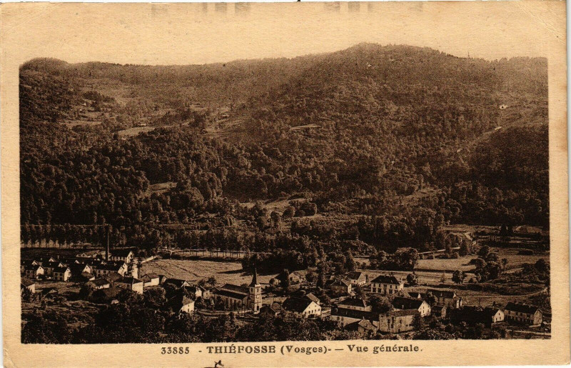 Carte postale ancienne Thiéfosse - Vue générale à Thiéfosse