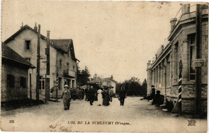 Carte postale ancienne Col de La Schlucht