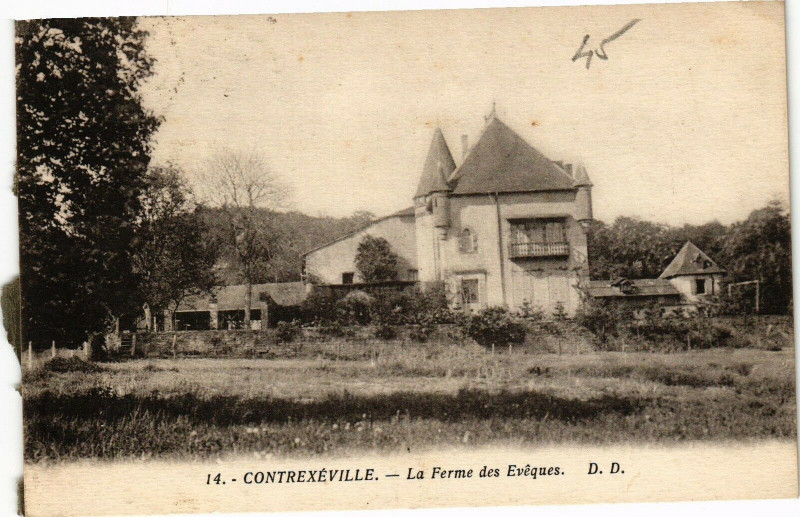 Carte postale ancienne Contrexeville - La Ferme des Evéques à Contrexéville