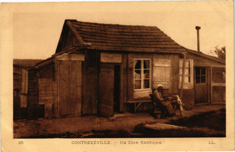 Carte postale ancienne Contrexeville - Un Coin Rustique à Contrexéville