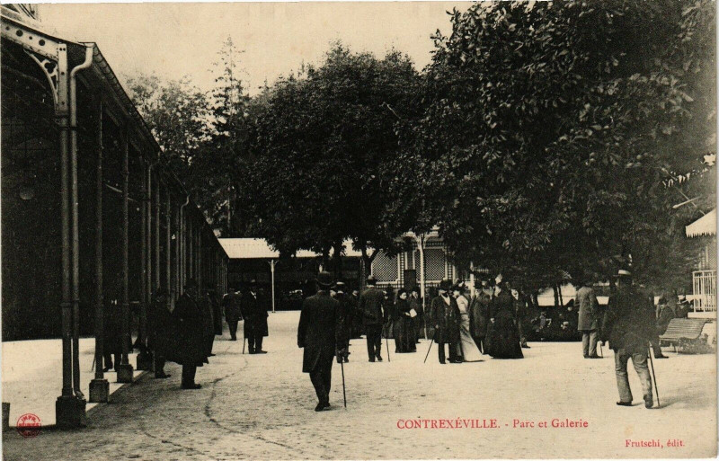 Carte postale ancienne Contrexeville - Pars et Galerie à Contrexéville