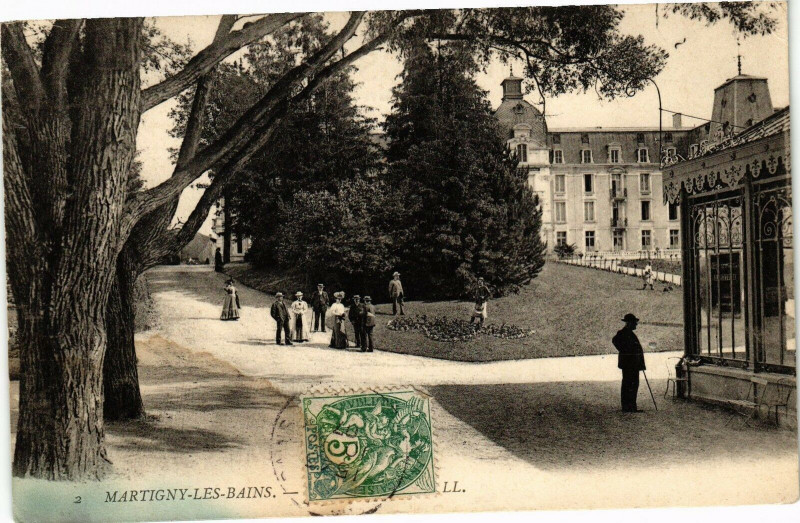 Carte postale ancienne Martigny-les-Bains à Martigny-les-Bains