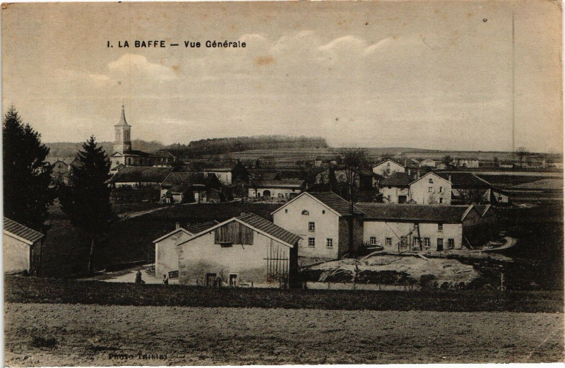 Carte postale ancienne La Baffe - Vue Générale à La Baffe