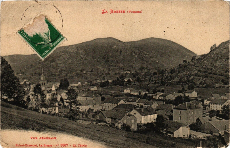 Carte postale ancienne La Bresse - Vue Générale à La Bresse