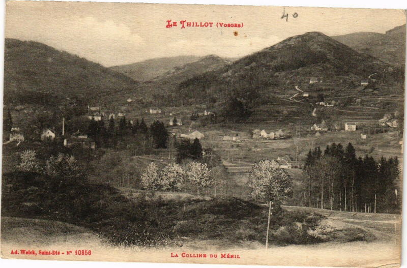 Carte postale ancienne Le Thillot - La Collins du Méhil au Thillot
