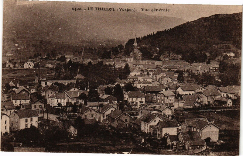 Carte postale ancienne Le Thillot - Vue générale au Thillot