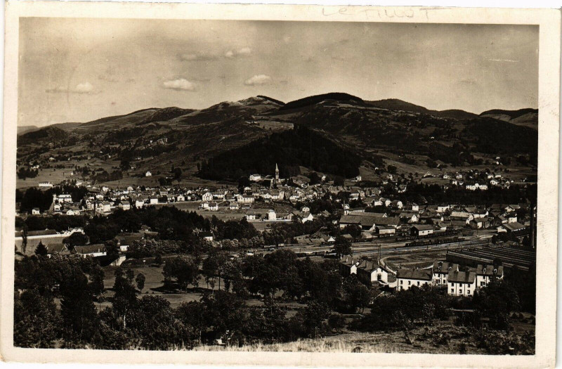 Carte postale ancienne Le Thillot - Vue générale au Thillot