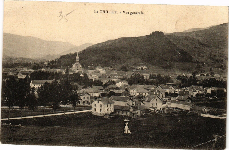 Carte postale ancienne Le Thillot - Vue générale au Thillot