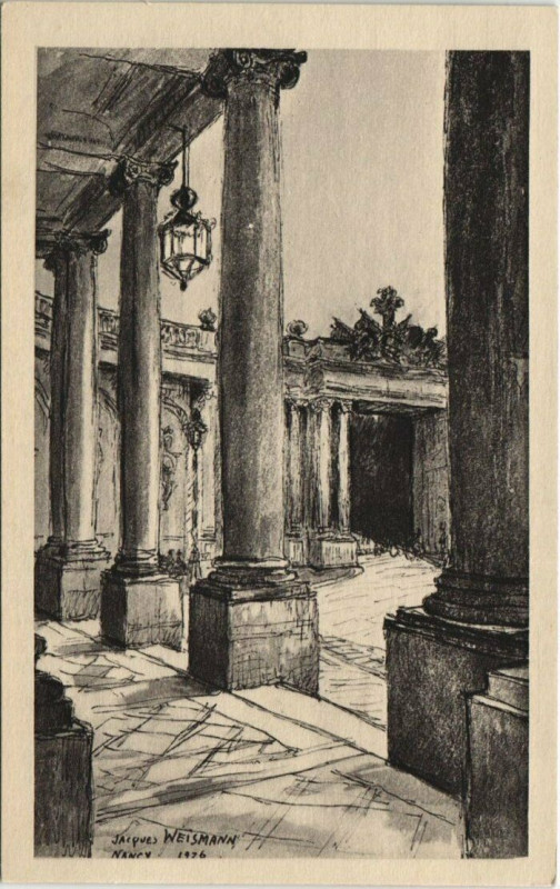 Carte postale ancienne Nancy Palais Governement d'aprés à Nancy