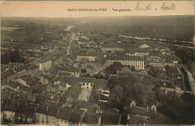 Carte postale ancienne Saint-Nicolas-du-Port Vue Generale
