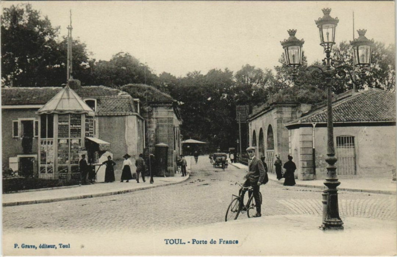 Carte postale ancienne Nancy Porte de France à Nancy