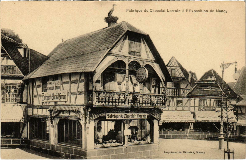 Carte postale ancienne Fabrique du Chocolat Meurthe et Moselle