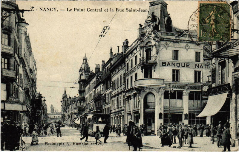 Carte postale ancienne Le Point Central Meurthe et Moselle
