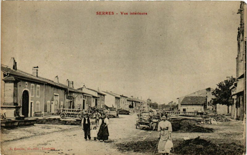 Carte postale ancienne Serres Vue intérieure à Serres