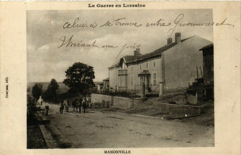 Carte postale ancienne Manonville à Manonville