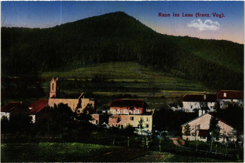 Carte postale ancienne Raon-les-Leau à Raon-lès-Leau